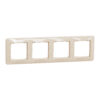 Schneider Sedna Design πλαίσιο 4 θέσεων Μπεζ – SDD312804