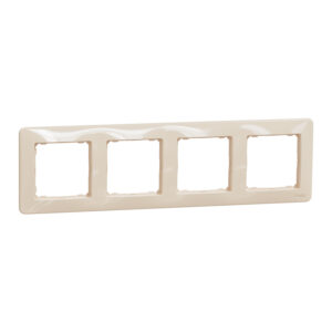 Schneider Sedna Design πλαίσιο 4 θέσεων Μπεζ – SDD312804