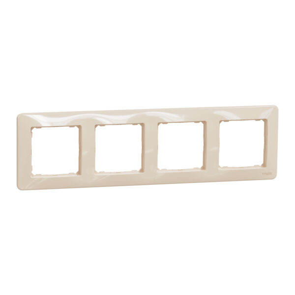 Schneider Sedna Design πλαίσιο 4 θέσεων Μπεζ – SDD312804