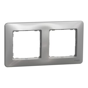 Schneider Sedna Design πλαίσιο 2 θέσεων Αλουμίνιο – SDD313802