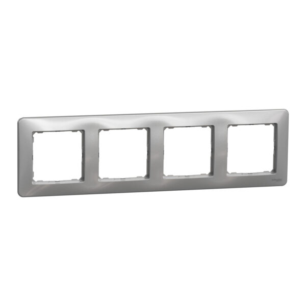 Schneider Sedna Design πλαίσιο 4 θέσεων Αλουμίνιο – SDD313804