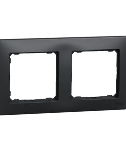 Schneider Sedna Design πλαίσιο 2 θέσεων Ανθρακί – SDD314802