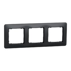Schneider Sedna Design πλαίσιο 3 θέσεων Ανθρακί – SDD314803