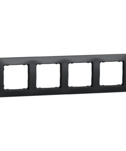 Schneider Sedna Design πλαίσιο 4 θέσεων Ανθρακί – SDD314804