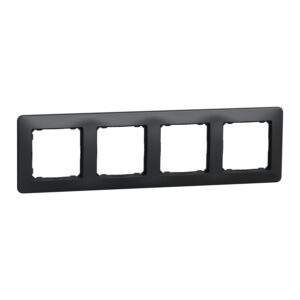 Schneider Sedna Design πλαίσιο 4 θέσεων Ανθρακί – SDD314804
