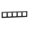 Schneider Sedna Design πλαίσιο 5 θέσεων Ανθρακί – SDD314805