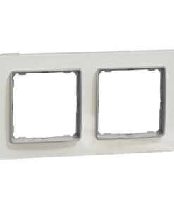 Schneider Sedna Design & Elements, πλαίσιο 2 θέσεων, glass clear – SDD360802