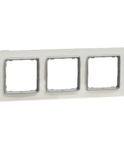 Schneider Sedna Design & Elements, πλαίσιο 3 θέσεων, glass clear – SDD360803