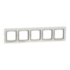 Schneider Sedna Design & Elements, πλαίσιο 5 θέσεων, glass clear – SDD360805