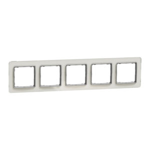 Schneider Sedna Design & Elements, πλαίσιο 5 θέσεων, glass clear – SDD360805