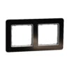 Schneider Sedna Design & Elements, πλαίσιο 2 θέσεων, glass dark - SDD361802