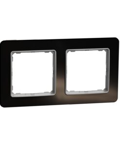 Schneider Sedna Design & Elements, πλαίσιο 2 θέσεων, glass dark - SDD361802