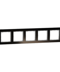 Schneider Sedna Design & Elements, πλαίσιο 5 θέσεων, glass dark – SDD361805