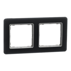 Schneider Sedna Design & Elements, πλαίσιο 2 θέσεων, glass smoke – SDD362802