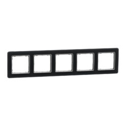 Schneider Sedna Design & Elements, πλαίσιο 5 θέσεων, glass smoke – SDD362805