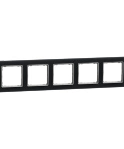 Schneider Sedna Design & Elements, πλαίσιο 5 θέσεων, glass smoke – SDD362805