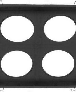 ΚΕΝΗ ΚΟΝΣΟΛΑ ΚΡΥΦΟΥ ΦΩΤΙΣΜΟΥ 4 ΘΕΣΕΩΝ ΜΑΥΡΗ ΜΕ ΕΠΙΛΟΓΗ ΣΠΟΤ AR111 ACA – SDLFCB4180A