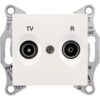 Sedna Πρίζα TV-FM Διέλευσης 4dB Λευκό SDN3301823