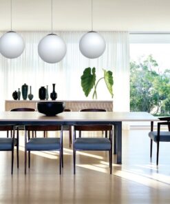 InLight Κρεμαστό φωτιστικό από λευκή οπαλίνα 1XE27 D:30cm (4253-Γ)