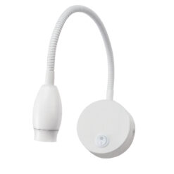 Επίτοιχο Σποτ Λευκό Σπιράλ LED 3W 120° 210Lm Θερμό Λευκό 3000Κ ACA DECOR – SF126BLED330W