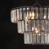 ACA DECOR   – Κρεμαστό Φωτιστικό 4ΧΕ14 Ακρυλικό+Μαύρο Μέταλλο Φ38,5ΧΗ102cm