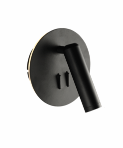 ΕΠΙΤΟΙΧΟ ΦΩΤΙΣΤΙΚΟ LED 3+4W 3000K 280LM ΜΑΥΡΟ ΜΕΤΑΛΛΙΚΟ D13,5X7CM ZEUS ACA DECOR – SF1801LEDB