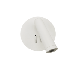 ΕΠΙΤΟΙΧΟ ΦΩΤΙΣΤΙΚΟ LED 3+4W 3000K 280LM ΛΕΥΚΟ ΜΕΤΑΛΛΙΚΟ D13,5X7CM ZEUS ACA DECOR – SF1801LEDW