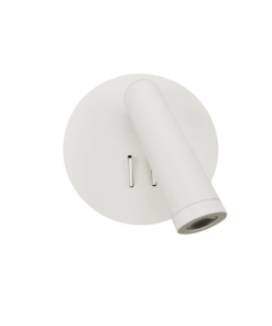 ΕΠΙΤΟΙΧΟ ΦΩΤΙΣΤΙΚΟ LED 3+4W 3000K 280LM ΛΕΥΚΟ ΜΕΤΑΛΛΙΚΟ D13,5X7CM ZEUS ACA DECOR – SF1801LEDW