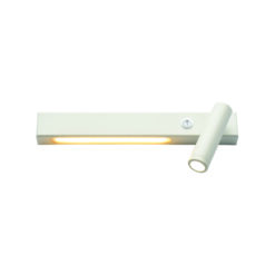 Επιτοίχιο Φωτιστικό Κομοδίνου ACA HERMES LED 12W 3200K 980lm Λευκό Δεξί 28x11x8cm – SF2110LEDWHR