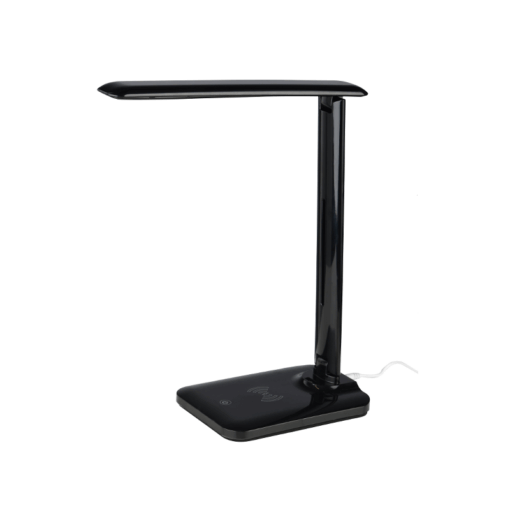 ACA DECOR  επιτραπέζιο φωτιστικό led 5W Με Εναλλαγή Χρωμάτων Φωτισμού και Ασύρματη Βάση Φόρτισης Μαύρο – SF27LEDBK