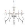 ΚΡΕΜΑΣΤΟ ΑΚΡΥΛΙΚΟ ΔΙΑΦΑΝΟ 5Χ40W Ε14 53x H43cm FIRENZE ACA DECOR  – SF3631165