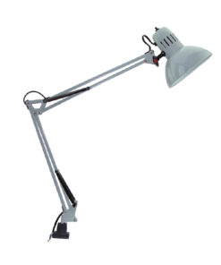 Φωτιστικό Γραφείου με Σφιγκτήρα Γκρι E27 ACA DECOR – SF606BG