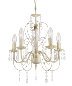 ACA DECOR – Κρεμαστό Φωτιστικό 5ΧΕ14 Μεταλλικό Πατίνα + Ακρυλικό Φ440 – SF63185PWG