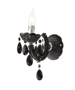 ΑΠΛΙΚΑ ΜΑΥΡΗ ΑΚΡΥΛΙΚΗ 1X40W E14 PEGASUS ACA DECOR – SF63991B