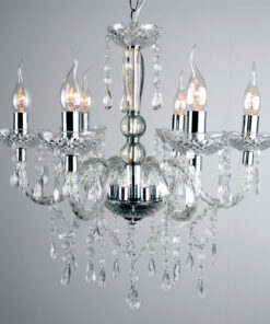 ΚΡΕΜΑΣΤΟ ΔΙΑΦΑΝΕΣ ΑΚΡΥΛΙΚΟ 6X40W E14 PEGASUS ACA DECOR – SF64026T