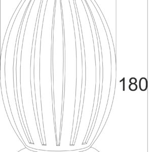 ΠΟΡΤΑΤΙΦ ΑΚΡΥΛΙΚΟ ΔΙΑΦΑΝΟ 1Χ40W Ε27 12x H18cm HOMO ACA DECOR – SF8574