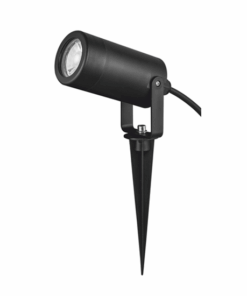 Φωτιστικό Σποτ Τοίχου/Καρφί Κήπου 1xGU10 Μαύρο Πλαστικό IP65 ACA – SL7030B