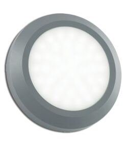 Επιτοίχιο Φωτιστικό LED για Σκαλοπάτια 2.8W ACA Γκρι Στρογγυλό Αδιάβροχο IP65 Θερμό 3000K – SLIM01N