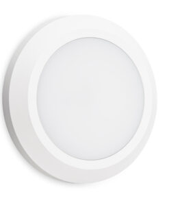 Επιτοίχιο Φωτιστικό LED για Σκαλοπάτια 2.8W ACA Λευκό Στρογγυλό Αδιάβροχο IP65 Θερμό 3000K – SLIM01NW