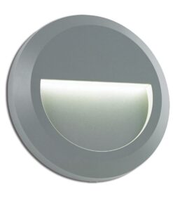 Επιτοίχιο Φωτιστικό LED για Σκαλοπάτια 1.5W ACA Γκρι Τετράγωνο Αδιάβροχο IP65 Θερμό 3000K – SLIM02N