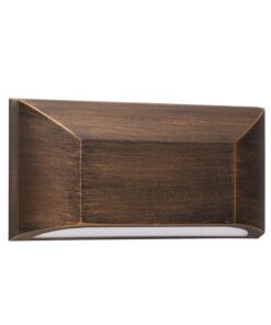 Επιτοίχιο Φωτιστικό LED για Σκαλοπάτια 6W ACA σε Απόχρωση Σκουριάς Οβάλ Αδιάβροχο IP65 Θερμό 3000K – SLIM22R