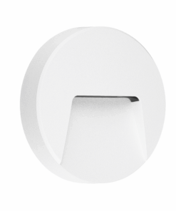 Επιτοίχιο Φωτιστικό LED για Σκαλοπάτια 3W ACA Λευκό Στρογγυλό Αδιάβροχο IP65 Θερμό 3000K – SLIM41W