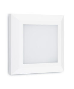 Επιτοίχιο Φωτιστικό LED για Σκαλοπάτια 3W ACA Λευκό Τετράγωνο Αδιάβροχο IP65 Θερμό 3000K – SLIM51NW