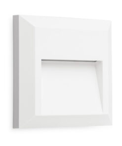 Επιτοίχιο Φωτιστικό LED για Σκαλοπάτια 1.2W ACA Λευκό Τετράγωνο Αδιάβροχο IP65 Θερμό 3000K – SLIM52NW