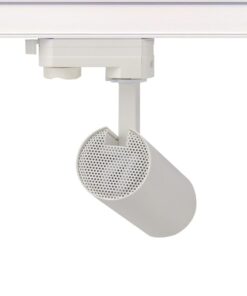 SAND WHITE LED TRACK LUMINAIRE 10W 3000K 3-PHASE 36° 1000LM 230V AC Ra80 Φ55*153MM 5YRS ACA – SOLINE1030W4