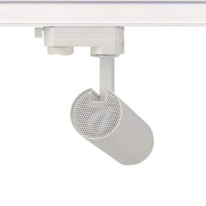 SAND WHITE LED TRACK LUMINAIRE 10W 4000K 3-PHASE 36° 1050LM 230V AC Ra80 Φ55*153MM 5YRS ACA – SOLINE1040W4