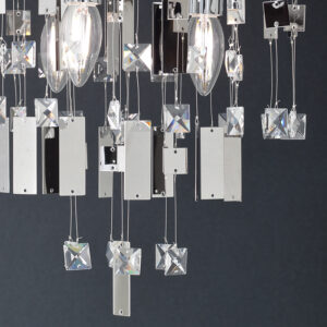 ACA DECOR   – Φωτιστικό Οροφής 3ΧΕ14 Χρώμιο Μέταλλο Φ35ΧΗ32,5cmM