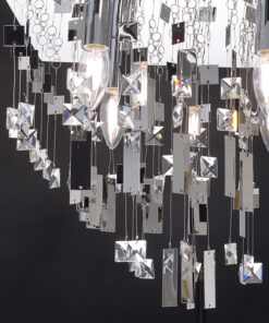ACA DECOR   – Φωτιστικό Οροφής 3ΧΕ14 Χρώμιο Μέταλλο Φ35ΧΗ32,5cmM