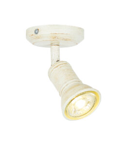 Επίτοιχο Φωτιστικό 1ΧGU10 Λευκό Αντικέ Μεταλλικό ACA DECOR – SU281PAW