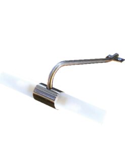 Φωτιστικό Απλίκα Καθρέπτη / Τοίχου / Επίπλου 23cm Νίκελ 2xG9 Γυαλί Αμμοβολή ACA DECOR – SUEVA1